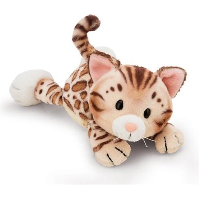 NICI плюшена Бенгалска котка 20см, лежаща green