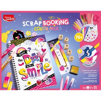 Maped Творчески комплект за скрапбукинг, 70 части, MAPED CREATIV "Scrapbooking Color Mix" 907094 (907094)
