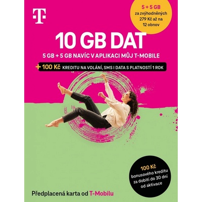 T-mobile Predplatená karta 10GB 700656