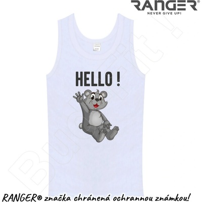 Ranger tielko motív Hello! biela
