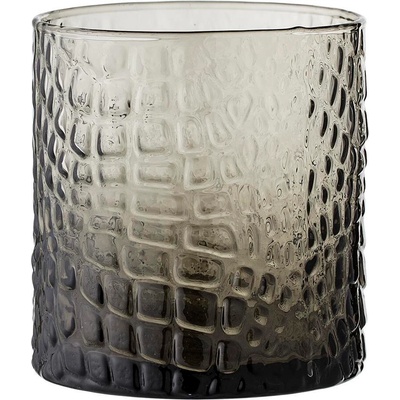 Bloomingville Свещник за чаена свещ Bloomingville стъклен 9 см опушен (23609258)