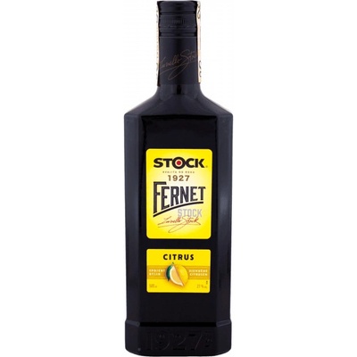 Fernet Stock Citrus 27% 0,5 l (čistá fľaša)