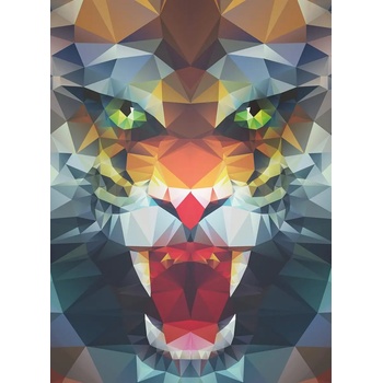Ravensburger - Puzzle Polygon Lion - 500 piese