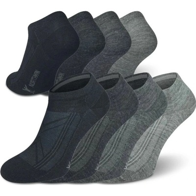 Northman Gobi Summer Merino 4 pack šedé mix