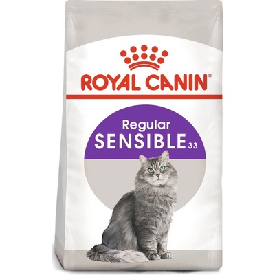 Royal Canin Sensible 33 2 кг суха храна за възрастни котки с чувствителен храносмилателен тракт