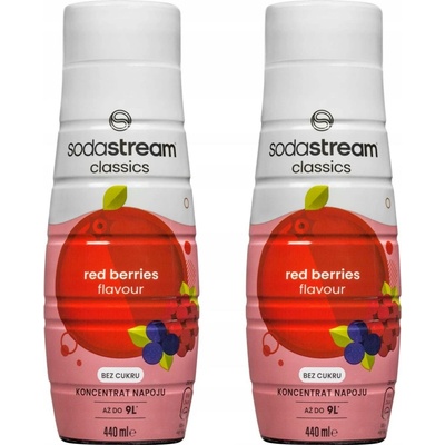 SodaStream Red Berries Zero 2 x 440 ml