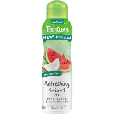 Tropiclean 2 v 1 šampon s kondicionérem papája a kokos 355 ml – Zboží Dáma