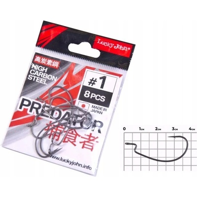 LUCKY JOHN PREDATOR Offset 350 veľ.1 8 ks
