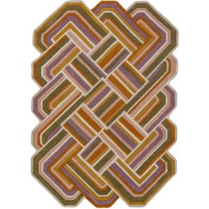 Flair Rugs Ръчно изработен вълнен килим 160x230 cm Lattice Shaped - Flair Rugs (503119381151)