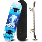 BodyFlex Скейтборд Bodyflex, от 8-слоен клен, 79x20см