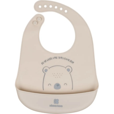 Kikkaboo Лигавник силиконов Bear with me Grey (31303030045)