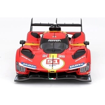 Bburago Ferrari Racing 499P LMH Red 51 1:24