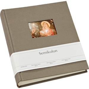 Semikolon Classic Finestra албум за снимки, среден, сиво-кафяв (369966)