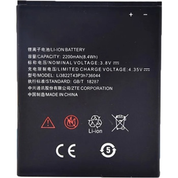 Image 1 of ZTE Li3822T43P3h736044 Оригинална Батерия за ZTE Blade A460