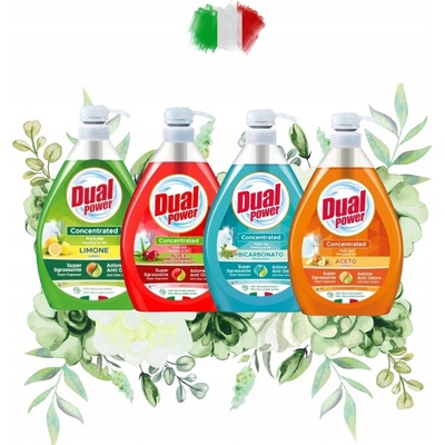Dual Power Mycí prostředek na nádobí mix 4 x 1 l