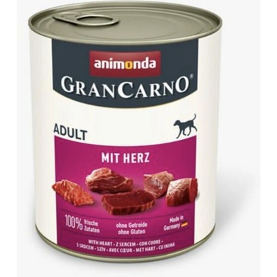Animonda Grancarno dog adult srdiečka 400 g