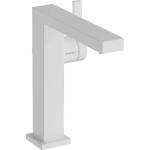 Hansgrohe Tecturis E - Смесител за мивка с чучур Push-Open, CoolStart, EcoSmart, бял мат 73042700 (73042700)