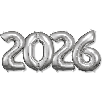 Комплект балони 2026 - сребристи