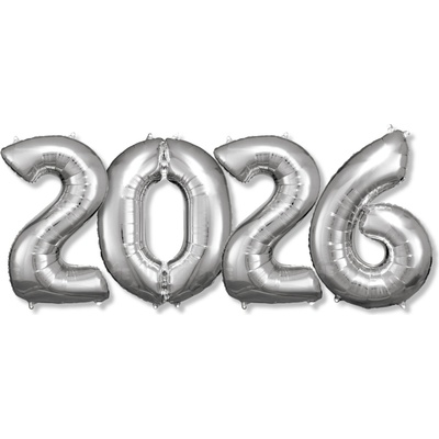 Комплект балони 2026 - сребристи
