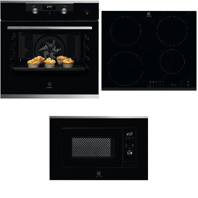 Set Electrolux KODEH70X + LIR60433 + LMS2203EMX