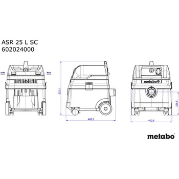Metabo ASR 25 L SC (602024000)