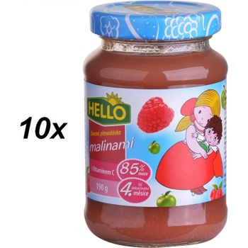 Hello s malinami a vitamínem C 10 x 190 g