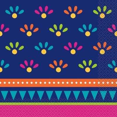 Unique ubrousky paírové Fiesta 33x33cm 20ks