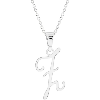 Gemmax Řetízek s písmenem „Z“ bílé zlato GUSWN-42481-25841