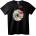 NOONEBRAND Тениска Роботска Любов - 4XL, Black