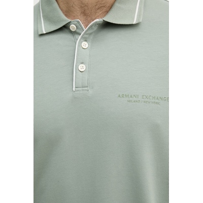 Giorgio Armani тениска с яка мъжка с памук (XM001557.AF10363)
