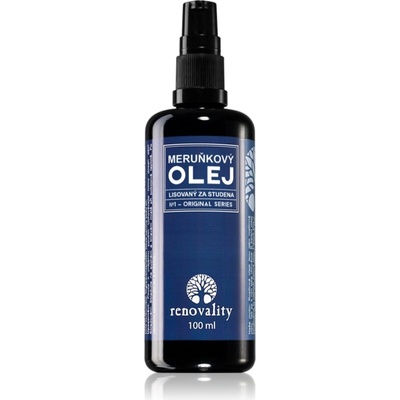 Renovality Original Series Cold-Pressed Apricot Oil олио за всички типове кожа на лицето 100ml
