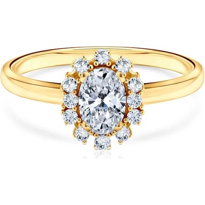 SAVICKI Пръстен Savicki: злато. бели сапфири