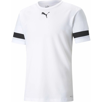 Puma Chlapčenské futbalové tričko teamRISE biela čierna