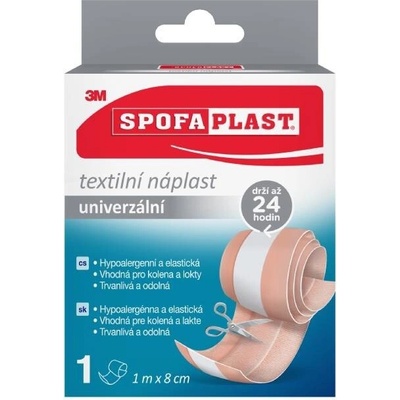 3M Spofaplast 164 Textilní elastic.náplast 1 m x 8 cm