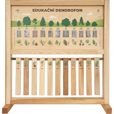 Lesní svět Edukačný Dendrofón stolný