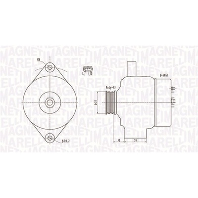 Generátor MAGNETI MARELLI 063732026010