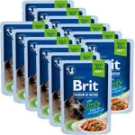 Brit Капсула BRIT Premium Cat Delicate Fillets in Gravy with Duck for Sterilised 12 x 85 г