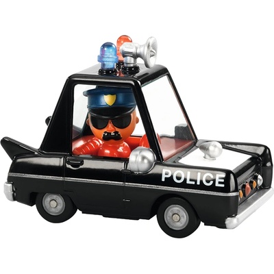DJECO Детска играчка Djeco - Полицейска кола с фигурка (DJ05473)