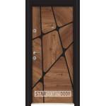 Starsteeldoor Блиндирана врата Outdoor - UV 103 Орех (цена без монтаж)