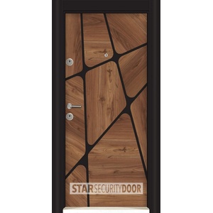 Starsteeldoor Блиндирана врата Outdoor - UV 103 Орех (цена без монтаж)