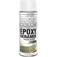 DecoColor Sprej EPOXY KERAMIK bílý, odstín RAL 9016, 400 ml