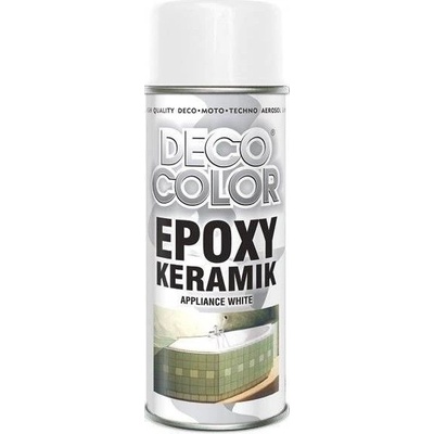 DecoColor Sprej EPOXY KERAMIK bílý, odstín RAL 9016, 400 ml – Zbozi.Blesk.cz