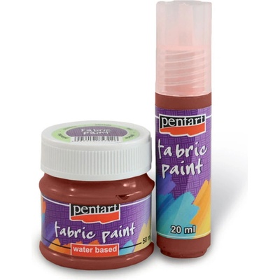 Farba na textil 50 ml tmavohnedá