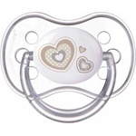 Canpol Силиконова залъгалка Canpol - Newborn Baby, 6-18 месеца, Сърчице (22/581_bei) - ozone