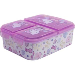Hello kitty Кутия за храна Stor Hello Kitty - С 3 отделения (81720)
