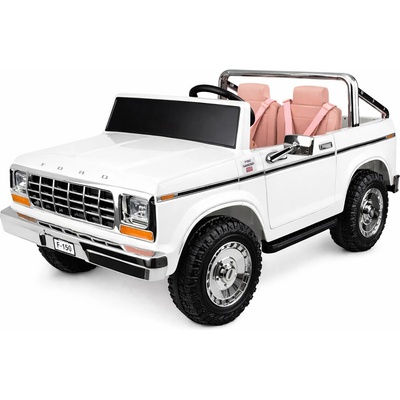 Jokomisiada Ford Bronco Classic Pickup 4x4 PA0338 detské elektrické autíčko biela