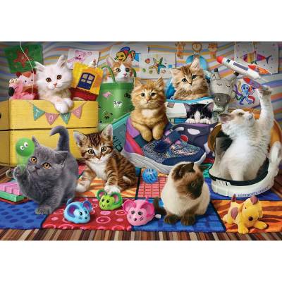 EUROGRAPHICS - Puzzle Kittens Playtime - 500 piese