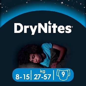 HUGGIES Dry Nites Large 8-15 years Boys 9 ks