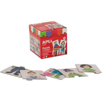 Image 1 of APLI Образователен пъзел apli от 24 части - Професии (13188)