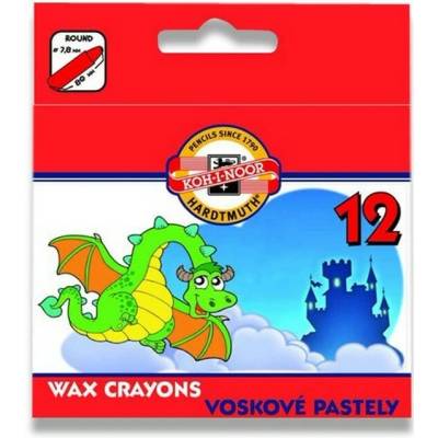 Koh-i-noor Voskovky 12 barev 8232 Wax v papírové krabičce